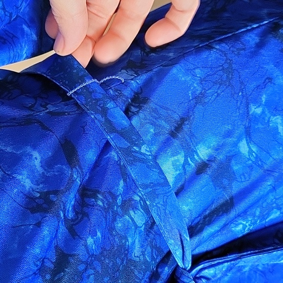 Vintage Blue Marble Dress - Picture 5 of 9